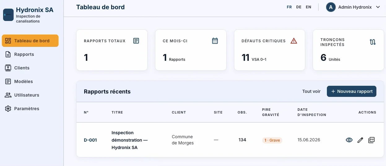 Specta Dashboard
